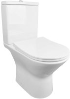 Унитаз компакт Azario Fretta New AZ-1223B с бачком и сиденьем Микролифт Унитаз компакт Azario Fretta New AZ-1223B с бачком и сиденьем Микролифт