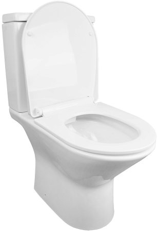 Унитаз компакт Azario Fretta New AZ-1223B с бачком и сиденьем Микролифт 