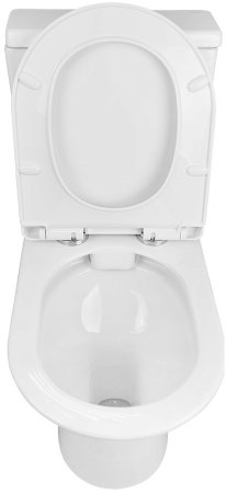 Унитаз компакт Azario Fretta New AZ-1223B с бачком и сиденьем Микролифт 