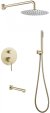 Душевая система Abber Emotion AF8817G Золото матовое 
