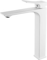 Смеситель для раковины высокий Shevanik S6111C, белый