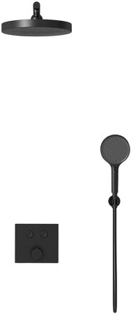 Душевая система Vincea Inspire VSFW-4I212MB Черная матовая 