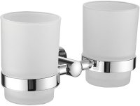 Стакан для ванной комнаты двойной BELZ B90008, хром