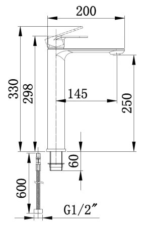 Смеситель Boch mann Santa BM8597 для раковины 