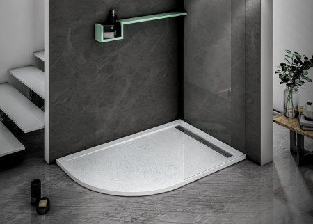 Поддон для душа Cezares Tray R550 120х90 см искусственный мрамор, R 