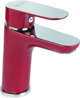 Смеситель для раковины Fiore KEVON CHIC 81RX8123, хром/красный