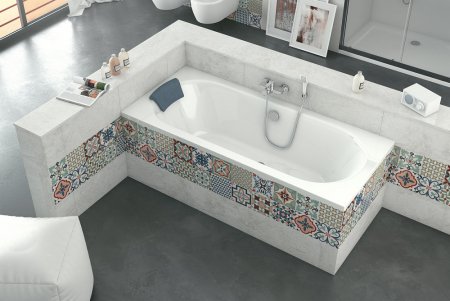 Подголовник для ванны Excellent Karo серый 