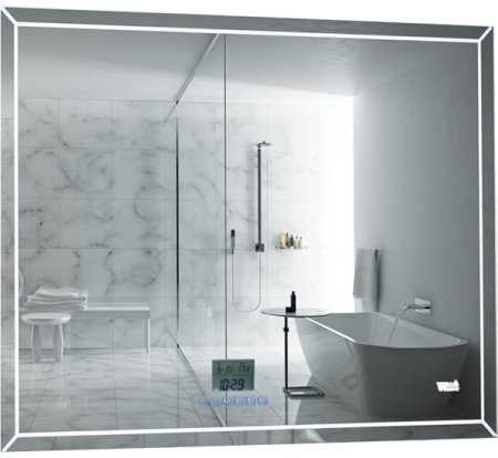 Зеркало WeltWasser Lanzo 80x60 с подсветкой с динамиками и многофункциональной системой 10000000979 Хром 