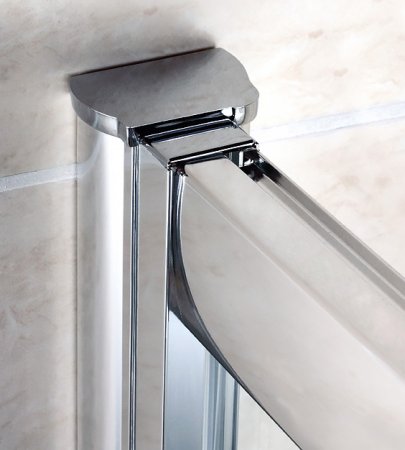 Шторка на ванну Cezares Pratico VF2 150/140 C Cr 