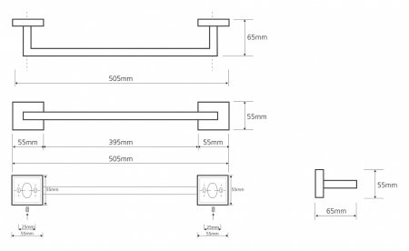 Полотенцедержатель Bemeta Beta 132204022 