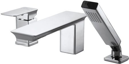 Смеситель на борт ванны Bravat Phillis F556101C-2-ENG, хром 