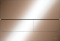 Кнопка смыва TECE Square 9240841 красное золото глянец