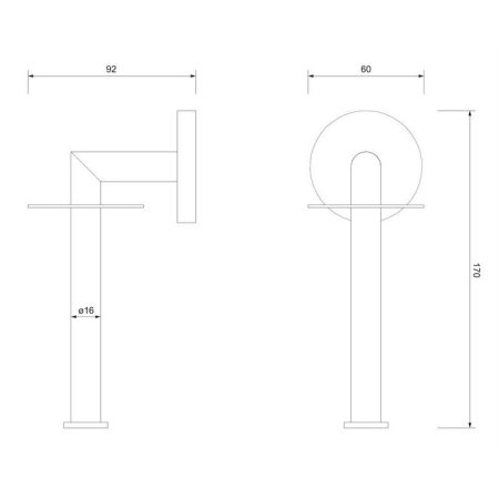 Держатель для запасных рулонов Omnires Modern Project MP60530CR хром 