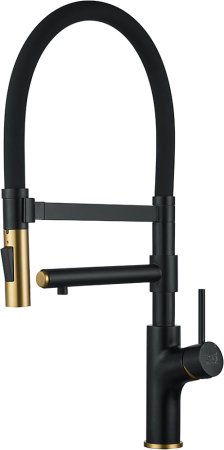 Смеситель Zorg Inox SZR-1010 BR/GRAFIT для кухонной мойки, бронза, графит 