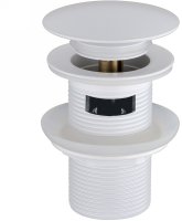 Донный клапан Boheme 612/2-MW Click-Clack Белый матовый