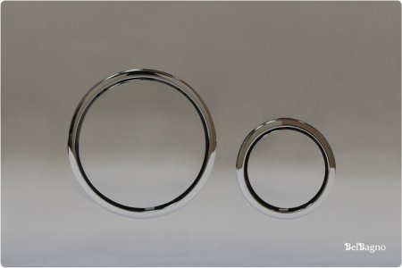 Кнопка смыва BelBagno Circle BB-P47120 хром 