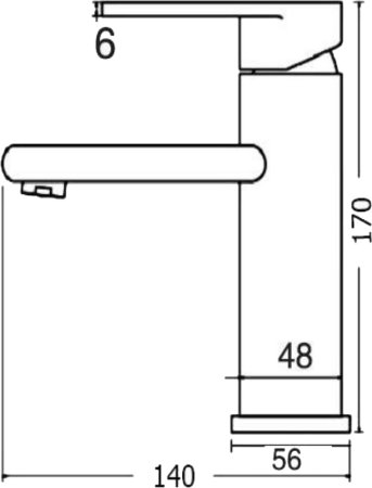Смеситель Zorg Sanitary ZR 110 U для раковины 