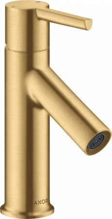 Смеситель Axor Starck 10102250 для раковины, шлифованное золото 