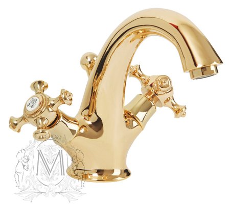 Смеситель Migliore Prestige 26896 для раковины золото 