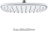 Верхний душ Rose RH41, белый/хром