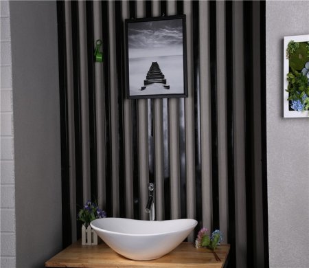 Раковина CeramaLux 7811A накладная 