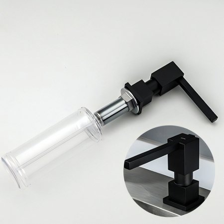 Дозатор для моющего средства Gappo G40 G404-1 Черный матовый 