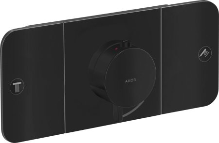 Термостат Axor One 45712670 для душа, черный матовый 