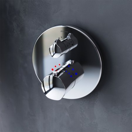 Смеситель для душа AM.PM Gem F9085500 с термостатом Хром 