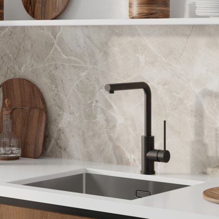 Смеситель IDDIS для кухни черный матовый Rule (RULBLL0i05) 