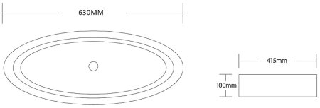 Раковина-чаша Ceruttispa 63 CR7045 СТ9585 Белая 