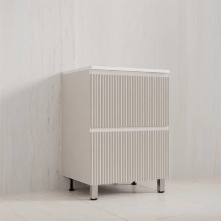 Тумба Style Line Марокко 60 напольная, с раковиной  СОУЛ 600*480 жасмин, крем 