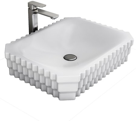 Раковина Bien Shine 61 SHLG06101FD0W3000 Белая 
