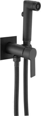 Смеситель скрытого монтажа ESKO с гигиеническим душем (SMH06 Black) 