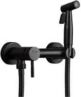 Гигиенический душ со смесителем Frap F7503-6 Черный матовый