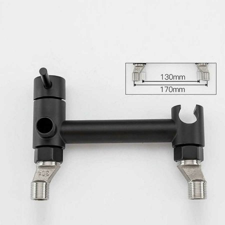 Гигиенический душ со смесителем Frap F7503-6 Черный матовый 