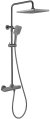 Душевая система Vincea Next VSFS-1N0TGM с термостатом Вороненая сталь 