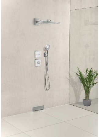Верхний душ Hansgrohe Rainmarket Select 460 2jet 24005400 Белый хром 