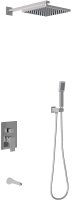 Душевая система Berges Nardis 3S 071005 Хром сильвер