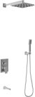 Душевая система Berges Nardis 3S 071005 Хром сильвер 