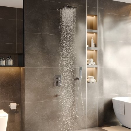 Душевая система Berges Nardis 3S 071005 Хром сильвер 