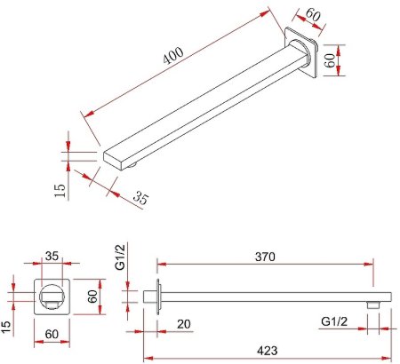 Душевая система Berges Nardis 3S 071005 Хром сильвер 