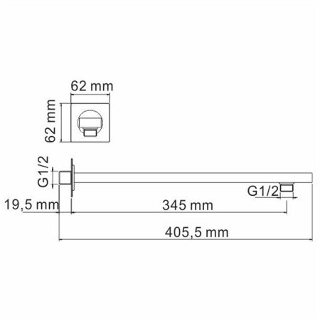 Душевая система WasserKRAFT А66209 Черный глянец 