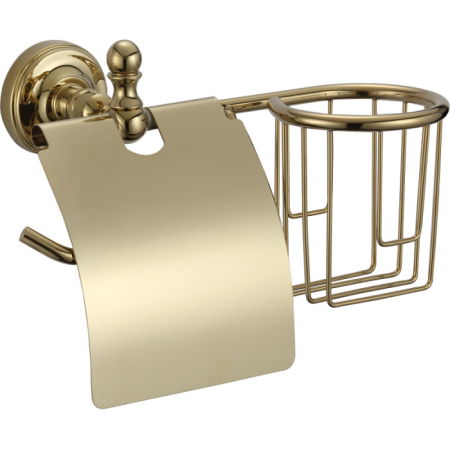 Бумагодержатель и освежителя воздуха GANZER GZ-L31031E GOLD 