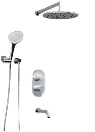 Душевая система WasserKRAFT Berkel A174819 Thermo с термостатом Хром 