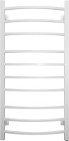 Полотенцесушитель электрический Energy Grand 1000x500 белый матовый, форма лесенка, квадратный профиль, скрытое/наружное подключение, 1000мм x 531мм