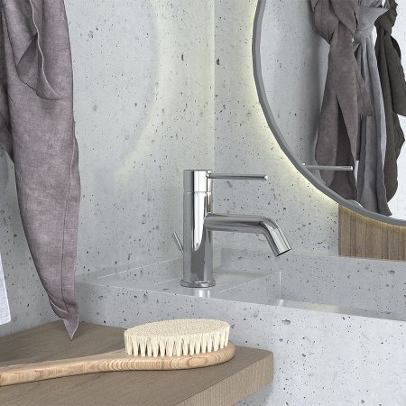 Смеситель для раковины Paini Cox 78CR211LBL Хром 