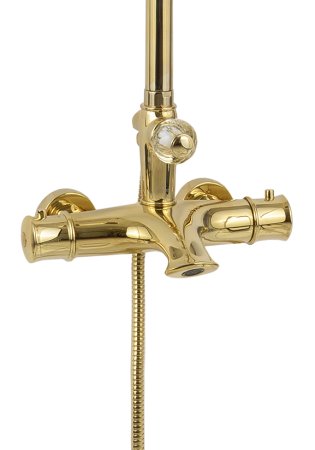 Душевая система с термостатом AltroBagno Beatrice 03-04.08 Or золото 