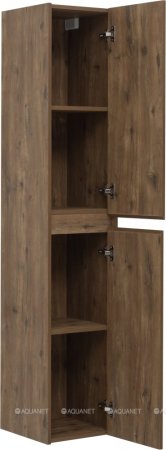 Шкаф-пенал для ванной Aquanet Nova Lite 35 дуб рустикальный 