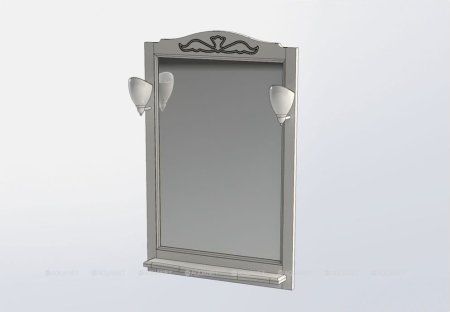 Зеркало Aquanet Амелия 70 орех 