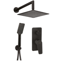 Душевая система скрытого монтажа Deante JASMIN NAC_N9JP чёрная матовая